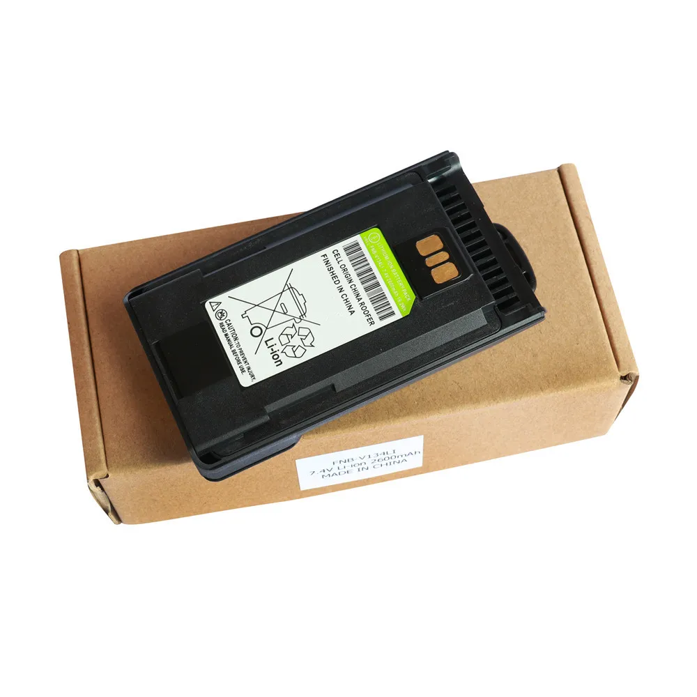 Walkie Talkie FNB-V134 2600mAh Li-ion Battery for VX264 EVX-534 EVX-539 Radio
