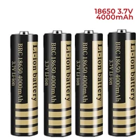 20pcs 100 original brc18650 battery 4000mah 3 7v rechargeable batteries for for flashlight torch