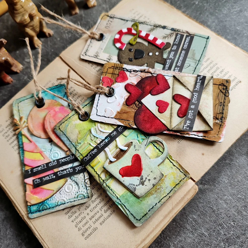 Режущие штампы серебряного цвета для скрапбукинга