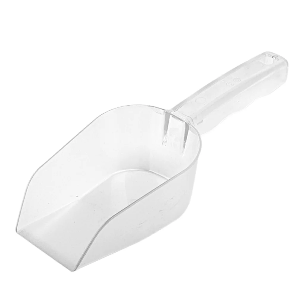 

Clear Food Scoop Reusable Rice Shovel Household Ice Flour Scoop for Kitchen