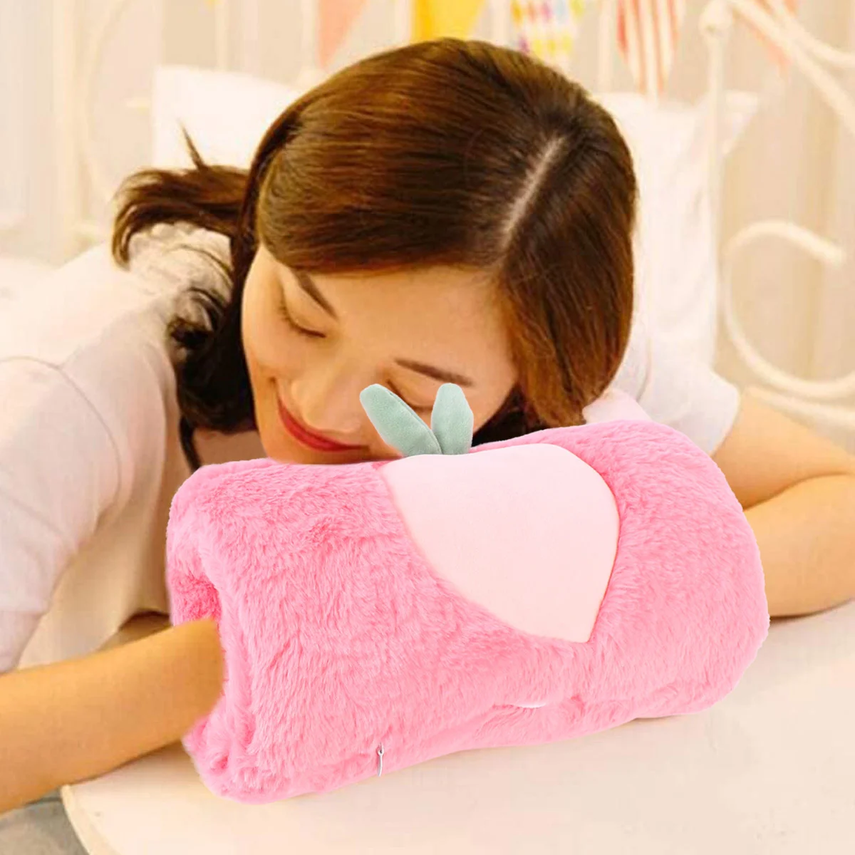 

Hand Warmer Fur Women Faux Winter Warm Pillow Heated Muffler Plush Arm Handmuffs Gloves Pouch S Kids Ladies Warmers Girls