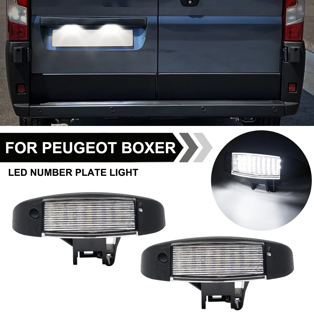 

Лампы для Peugeot Boxer, освещение для номерного знака Fiat Ducato, 2 номерных знака, лампа для Citroen Jumper