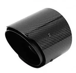 

Автомобильная выхлопная система из углеродного волокна, глушитель, наконечник трубы, черные глушители из нержавеющей стали, украшения для Suzuki Swift 2018 2019 2020