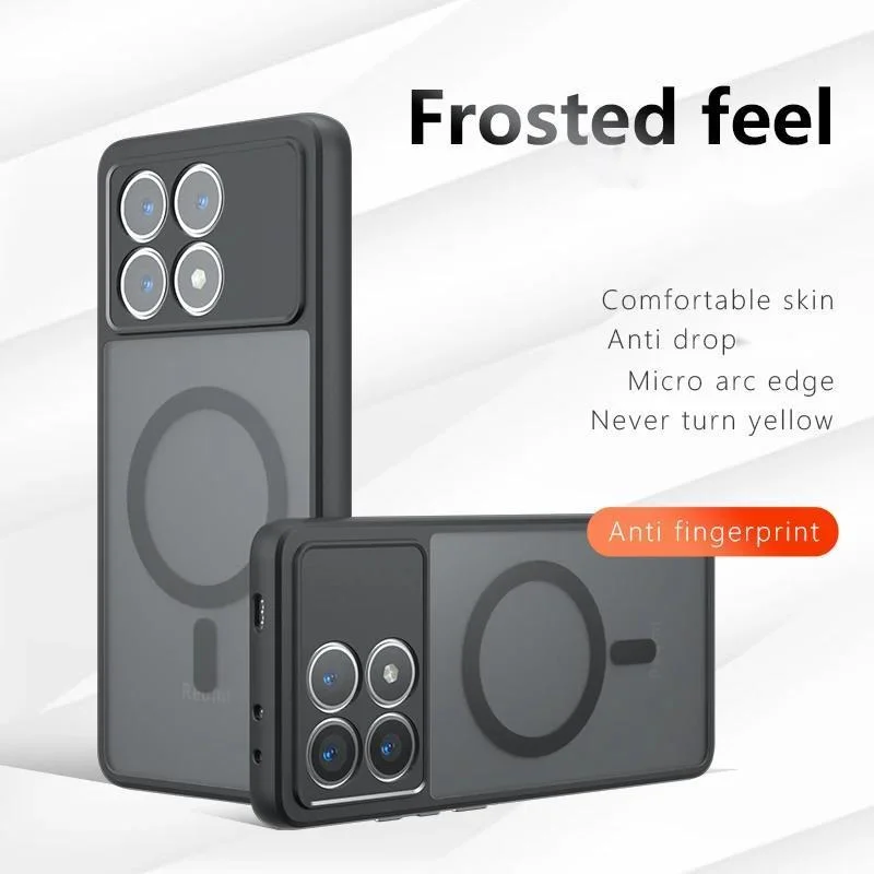 Магнитный чехол для Xiaomi Poco F6 X6 M6 Pro Redmi K70 Ultra K70E чехол-держатель противоударный