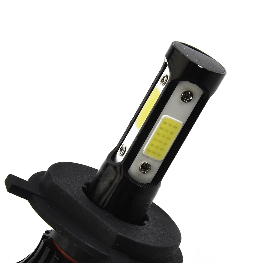 

Headlight H4 COB LED Light Bulbs 2pcs/set Aviation 6063 Aluminum Profile Headlight Conversion Kit Headlight Kit Bulb Hi-Lo Beam