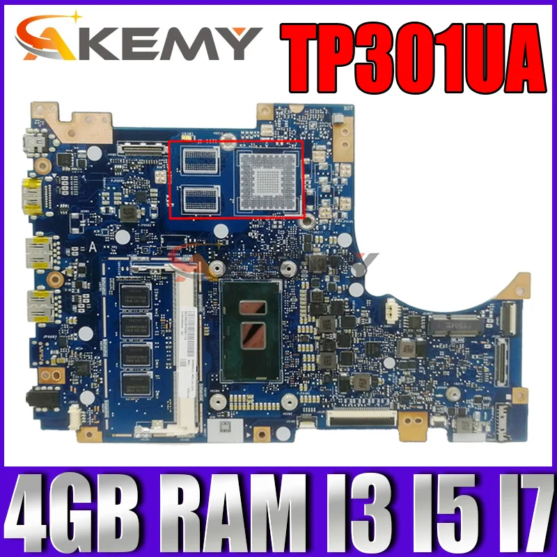 

Оригинальный ноутбук, ОЗУ 4 Гб, Процессор I3 I5 I7 TP301UA