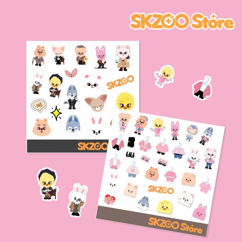 

KPOP Stray Kids cartoon skzoo stickers stickers mobile phone stickers luggage stickers toys Cosplay gift lee know fan collection