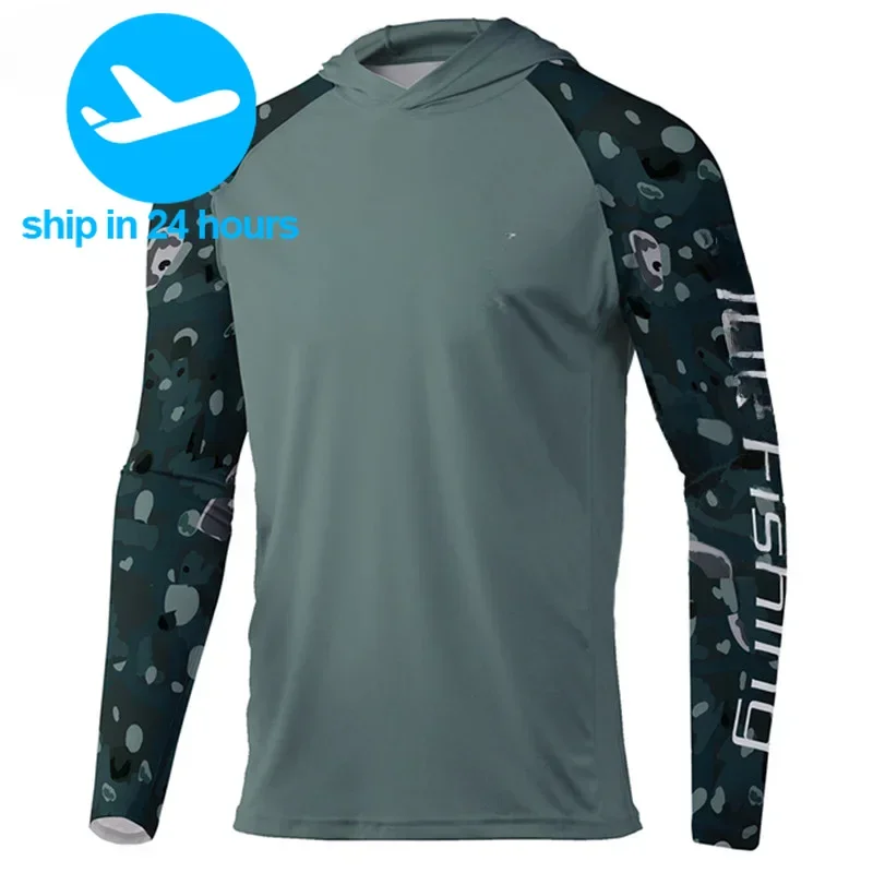 Мужские рубашки с капюшоном для рыбалки женская одежда высокой
