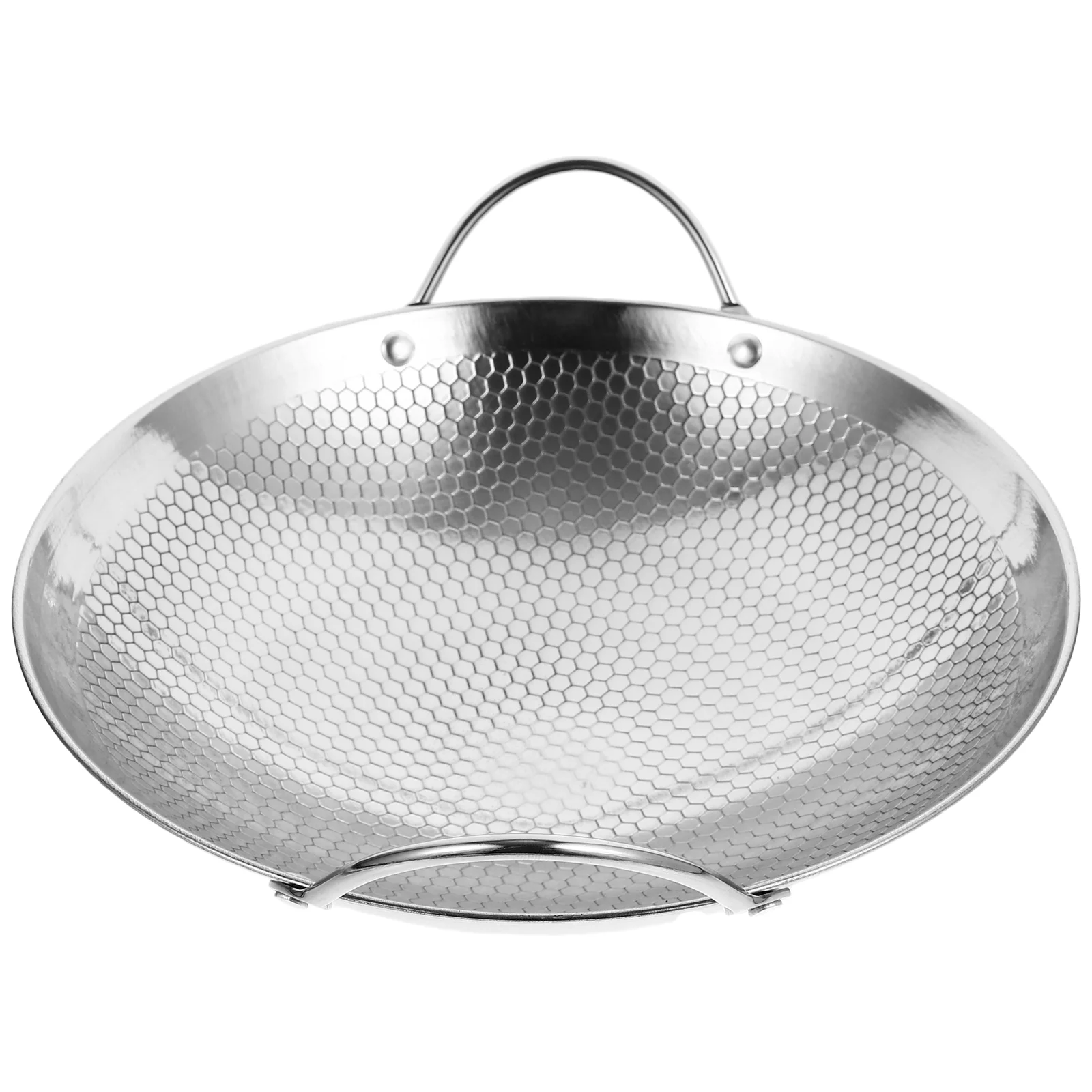 Сковорода вок с антипригарным покрытием сковорода из нержавеющей стали походная