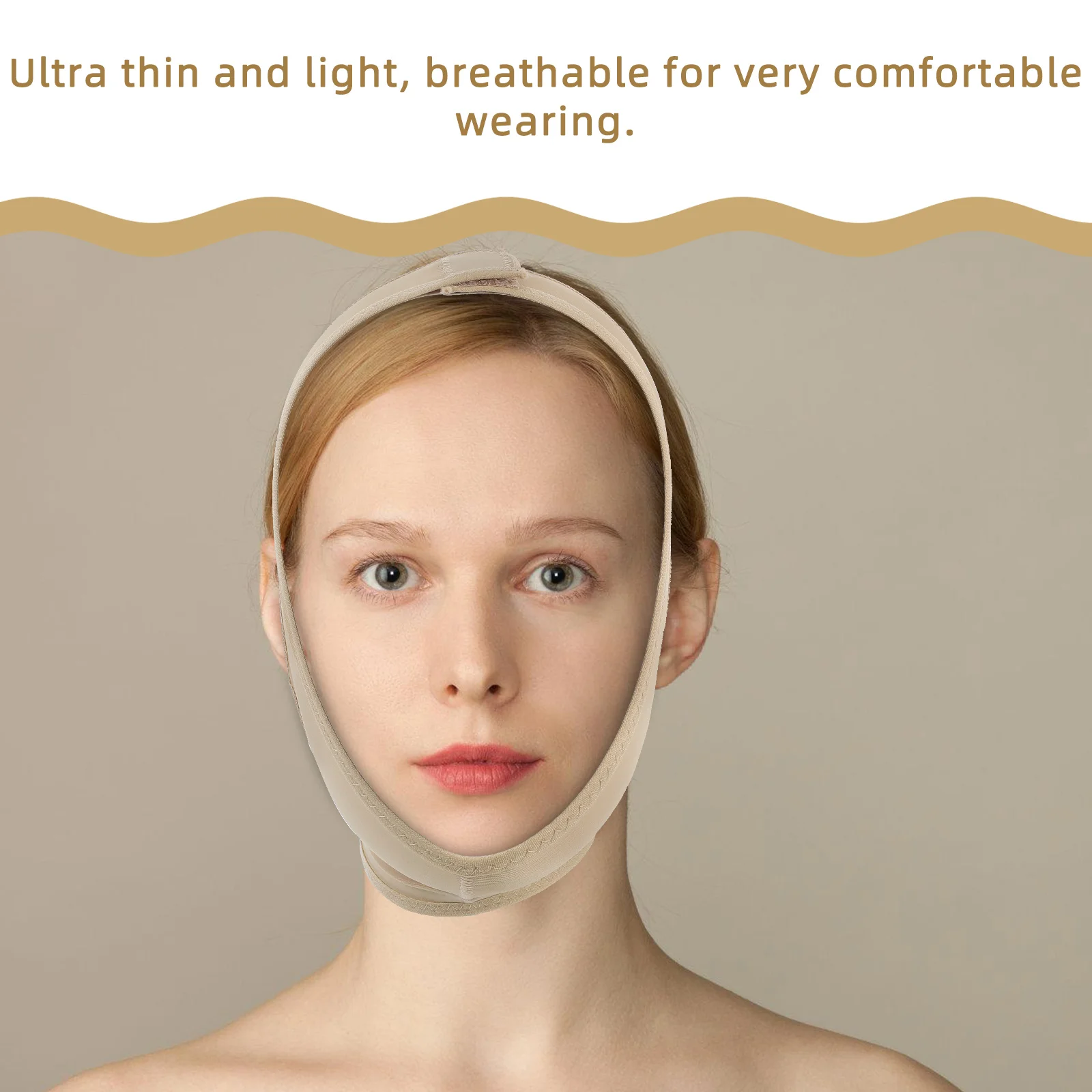 Маска для похудения лица Кожа Компактный V-образный формирователь Лента подтяжки