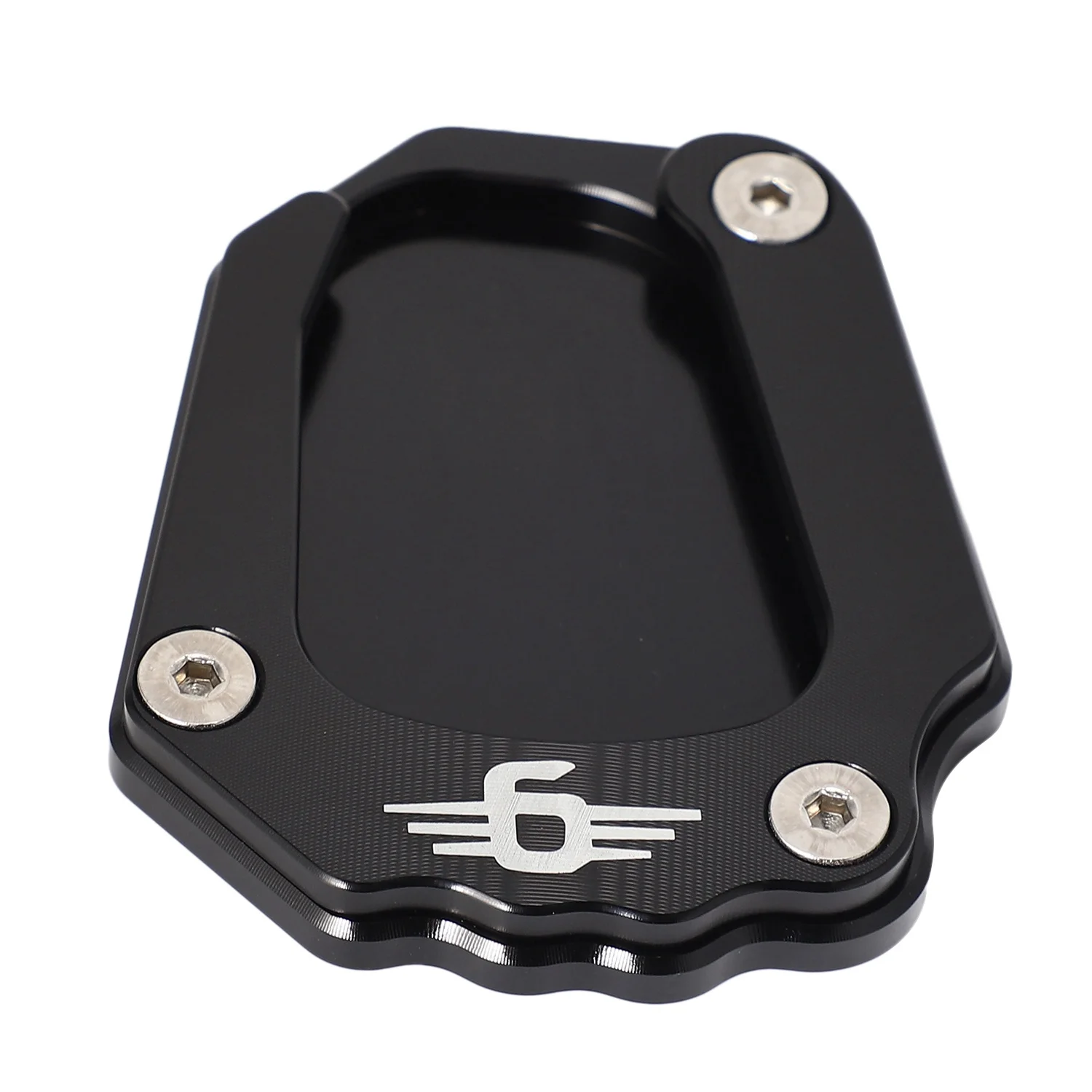 

Motorcycle Kickstand Pad Side Stand Enlarge Extension For K1600Gt K1600Gtl 2017-2019(Black)