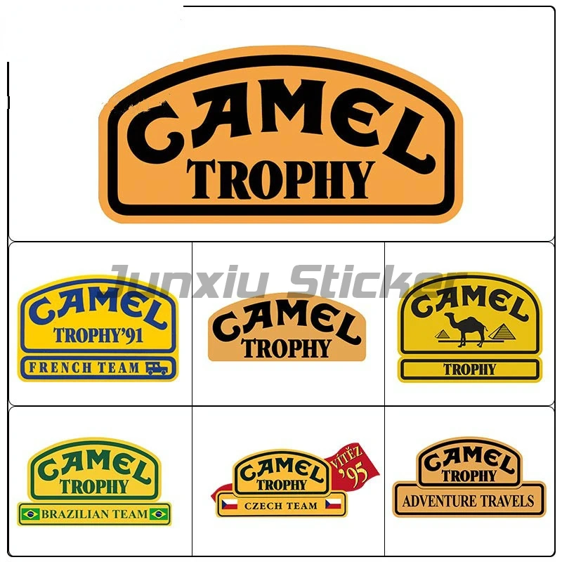

Camel Trophy Sticker Offroad Camping 4x4 SUV Off-road Accessories Vinyl Sticker PC Fuel Tank Sticker Motorcycle Custom Printing