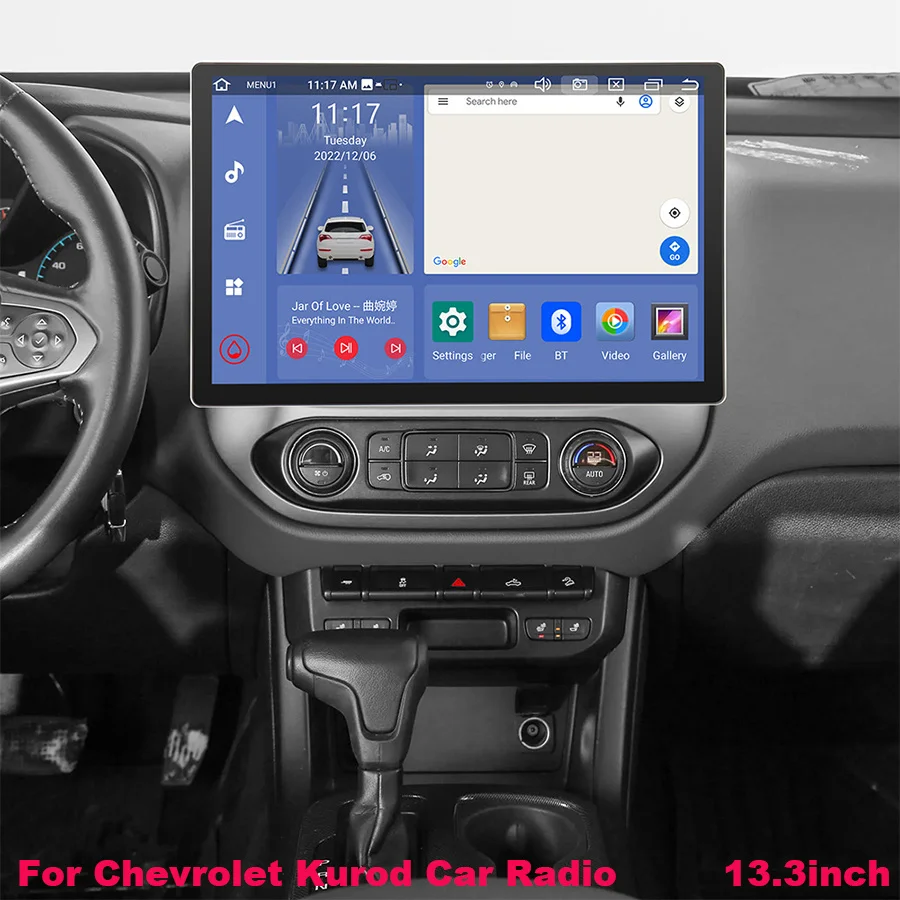 

256G 13.3inch 2din Stereo Car Radio For Chevrolet Kurod Carplay Android Auto Car Multimedia Player GPS Navigation Head Unit Wifi