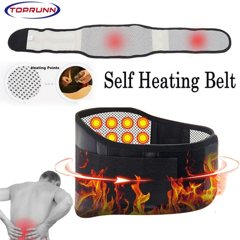 

Tourmaline Self-heating Waist Support Belt Magnetic Therapy Back Spontaneous Heating Brace Massage Warm Waist Lumbar Pain Relief