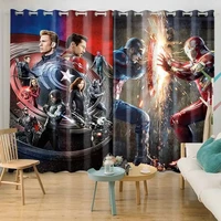 disney spiderman hero expedition blackout curtain for childrens room shading curtain for bedroom 2 panel custom curtains home d