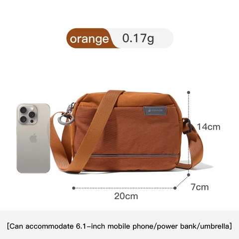 Маленькая сумка через плечо Fouvor, повседневная модная нейлоновая женская сумка через плечо, трендовая парусиновая спортивная сумка 2025, водонепроницаемые сумки-мессенджеры 3063-04