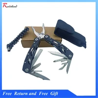 new design workpro 15 in 1 premium pocket multitool with sheath knife pliers saw screwdriver scissors outdoor tools