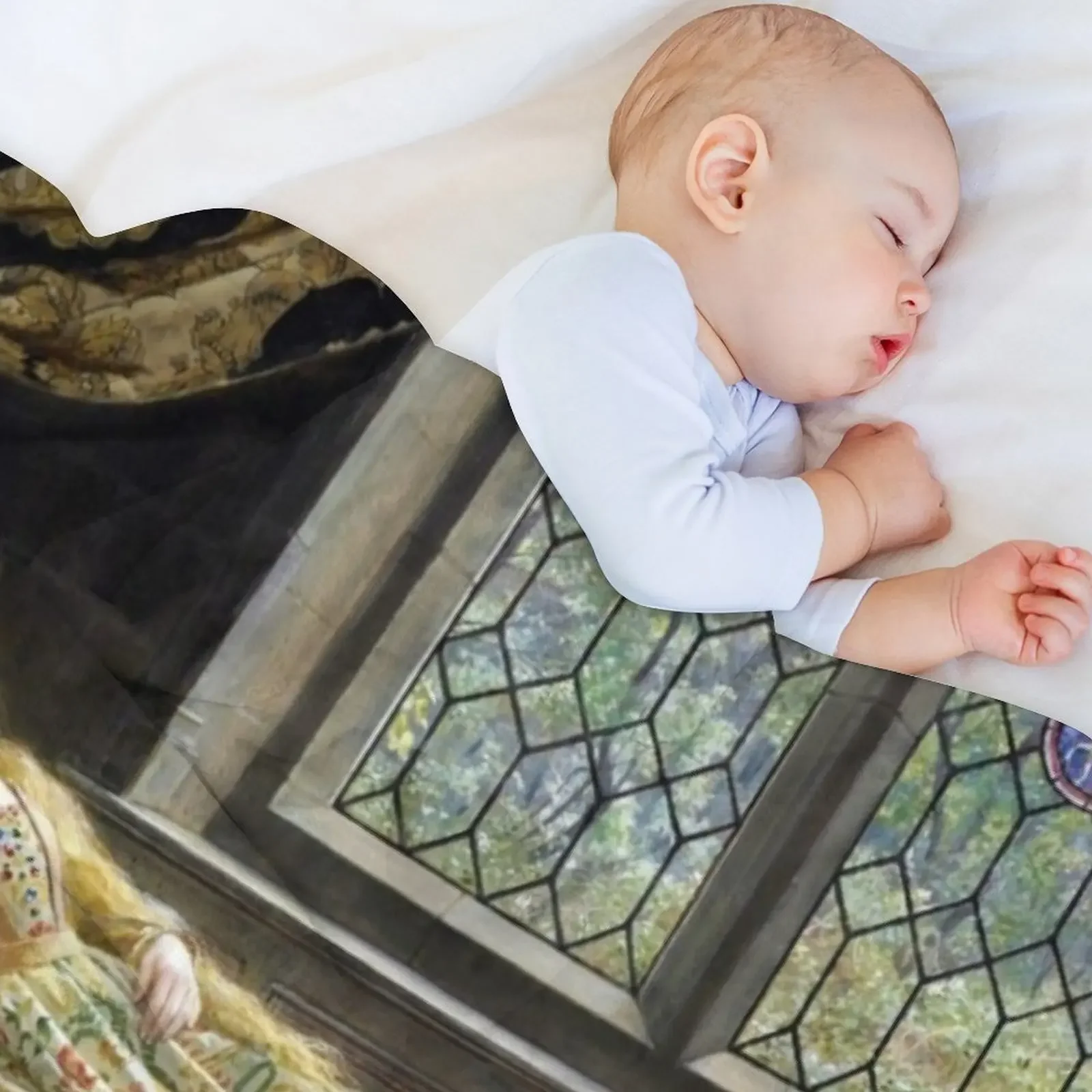 Спальная красавица-Джон колье-1921 роскошное покрывало мягкое большое одеяло