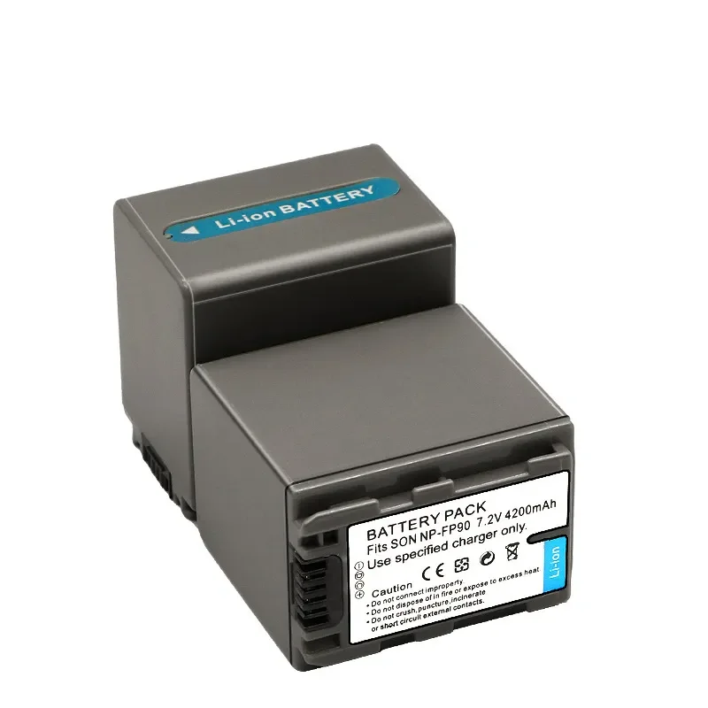 Фото Аккумулятор Li-ion NP-FP90 7.2V 4200mAh для видеокамер Sony DVR-DVD103, 105, 202E, 203, 205, 305, 403 (замена) №2