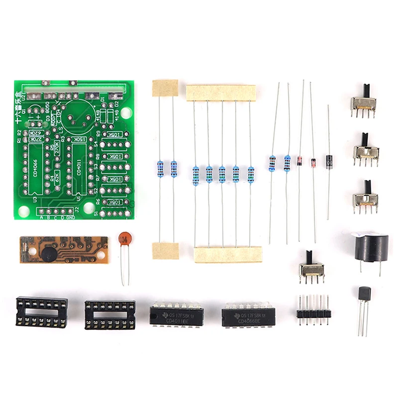

16 Board Music Sound Electronic Module DIY Kit Parts Components Soldering Practice Kits for Arduino