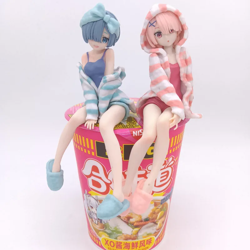 

Фигурка Rem Ram из аниме «Re:Life In A другой мир», экшн-фигурка с заглушкой Rem Ram, лапша, Коллекционная модель, игрушка в подарок