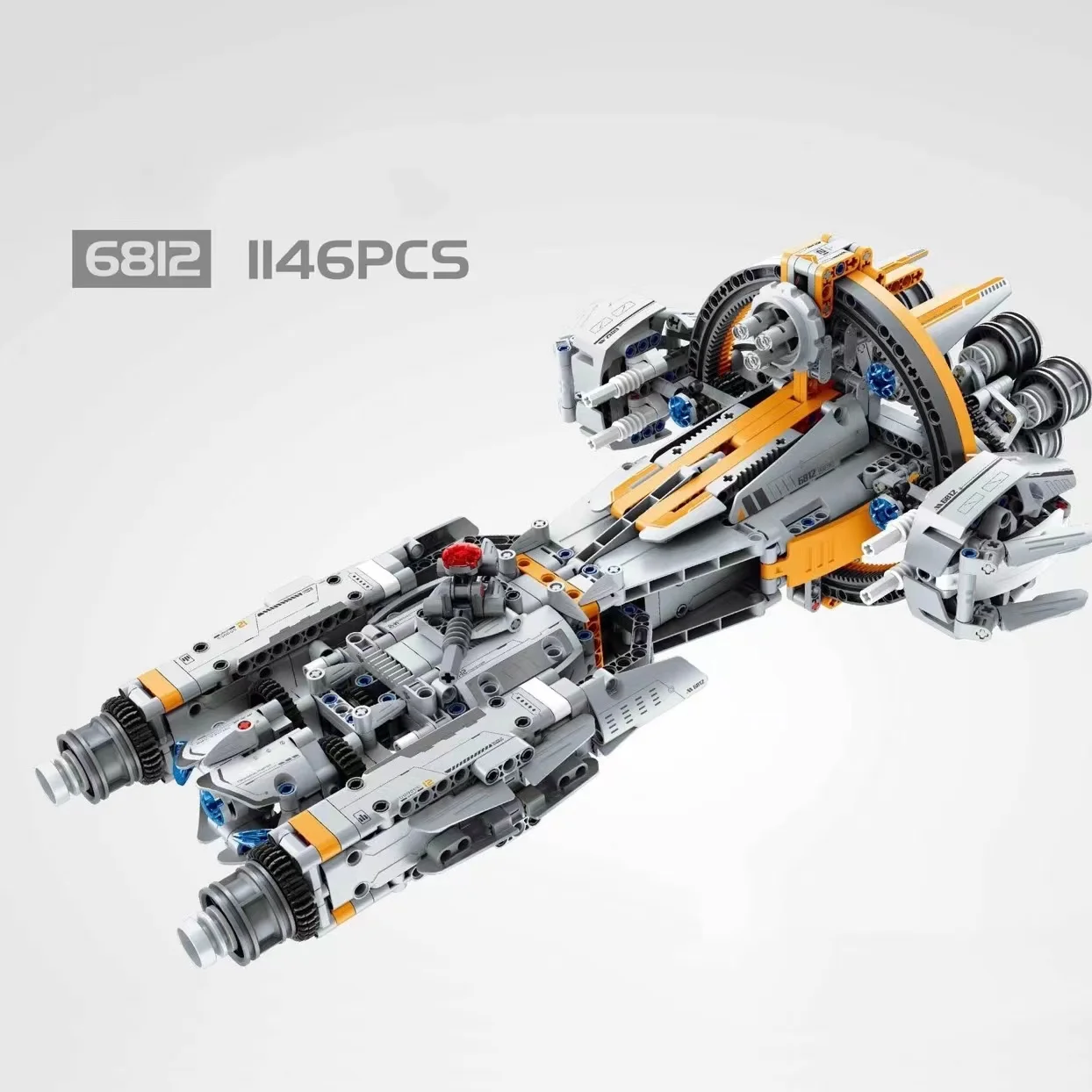 

2022 Moc 6812 Universe Series Battleship Starfighter 1146pcs Building Blocks Toys Education For Boy Kids Christmas Gifts