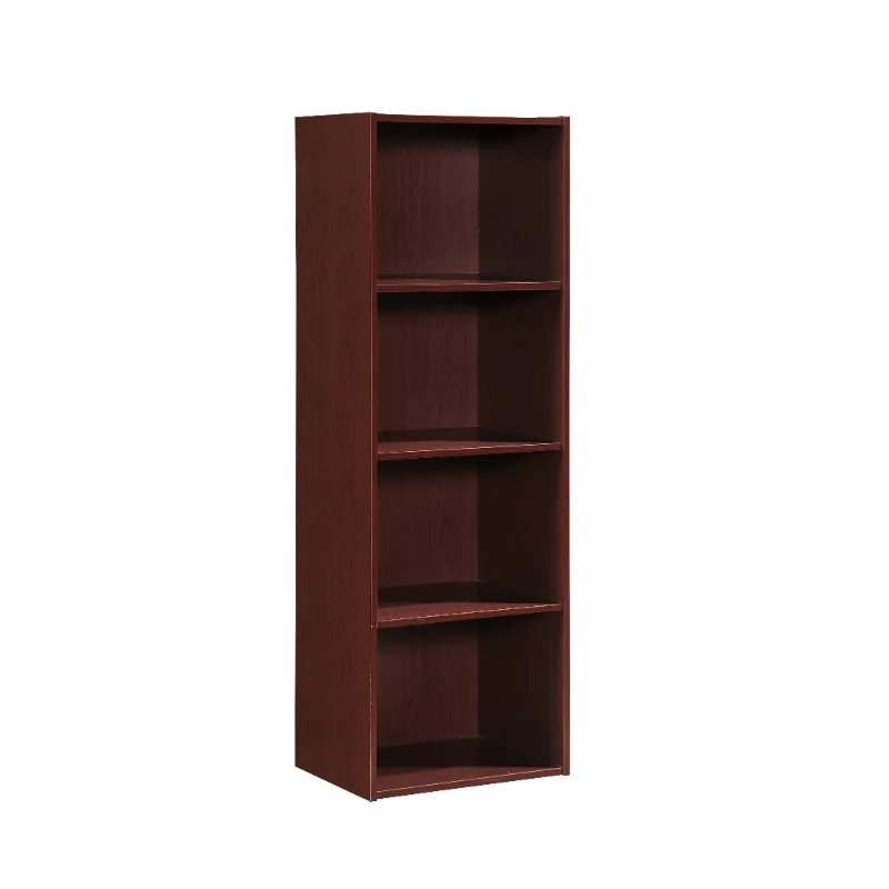 Hodedah 4-Shelf Wood Bookcase, Brown book rack  Living Room 