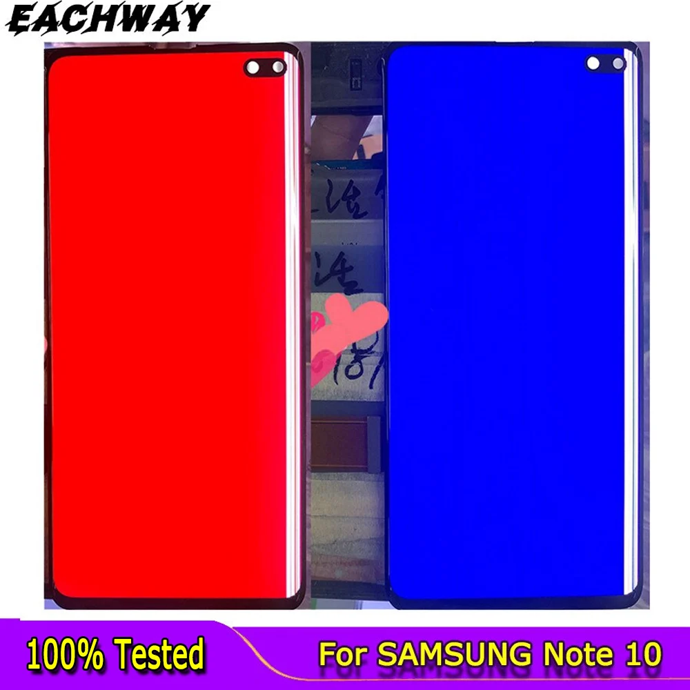 

Точечный линейный AMOLED-экран для Samsung Galaxy Note 10, ЖК-дисплей с сенсорным экраном и дигитайзером для Samsung Note 10 Plus, ЖК-дисплей N970 N975