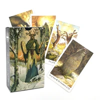 natural tarot card deck divination tools card book with meanings on them tarot of the divine guidebook leisure table game