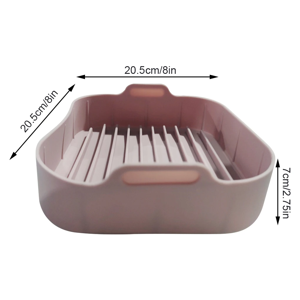 

Air Fryer Pot Silicone Oven Thicken Tray Dining Kitchen Baking Pan