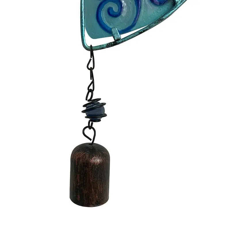 

Железный подвесной ангел, окрашенный ветром, искусственная подвеска на удачу, наружное украшение для балкона, оптовая продажа