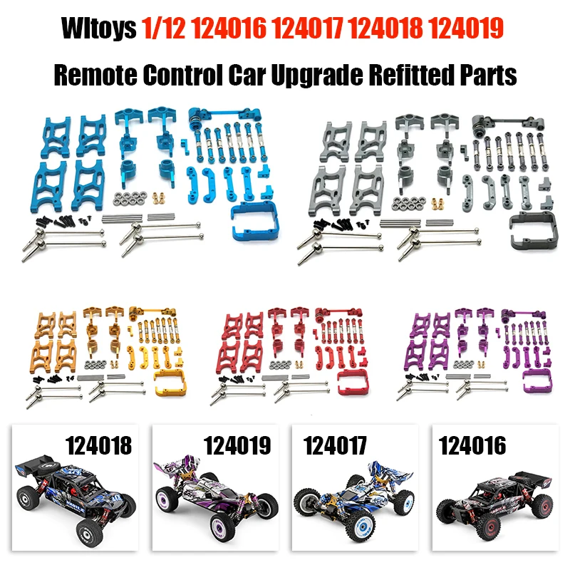 

Металлический обновленный для Wltoys 144010 144001 02 124017-16-18-19 автомобиль с дистанционным управлением