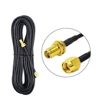 duke rg174 rp sma extension cable male to female feeder wire for coaxial wifi wlan network card router antenna 5 10m