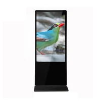 43 inch lcd touch screen monitor wifi narrow bezel cycle ad display verticalscreen kiosk touch floor standing advertising player