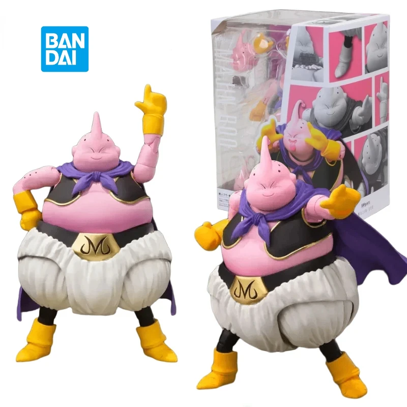 Фото В наличии оригинальные BANDAI Dragon Ball Z S.H.Figuarts SHF Majin Buu ПВХ аниме фигурки героев модель коллекция игрушек подарки на праздник №1