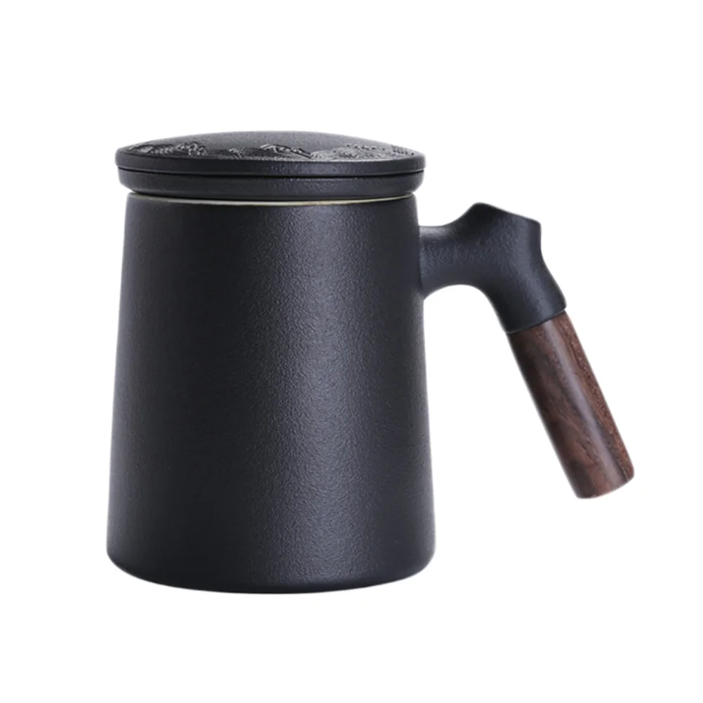 

Cup Mug Tea Coffee Ceramic Mugs Travel Cups Filter Tumbler Porcelain Infuser Campfirelids Pottery Personalized Cappuccinoretro