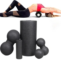 yoga massage rollerfitness ball foam roller set for back pain self myofascial treatment pilates muscle release exercises