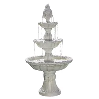 3 tier pineapple large fountain water wholesale resin garden ornaments