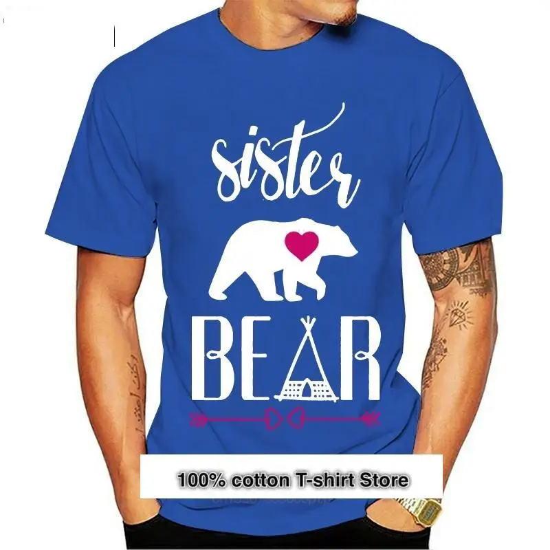 

Camiseta de oso hermana, nueva