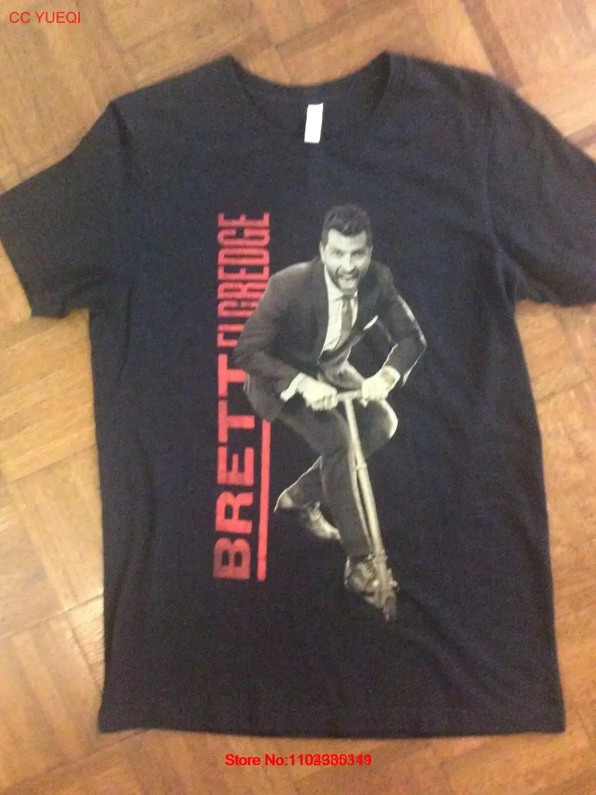Brett Eldredge 2017 Concert Tour T-Shirt Adult M Black Graphic