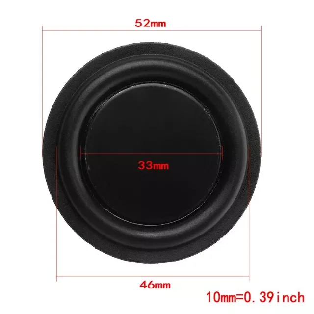 

2023New Bass Radiator Woofer Vibration Membrane Passive Speaker Subwoofer DIY Home Theater Repair Kit