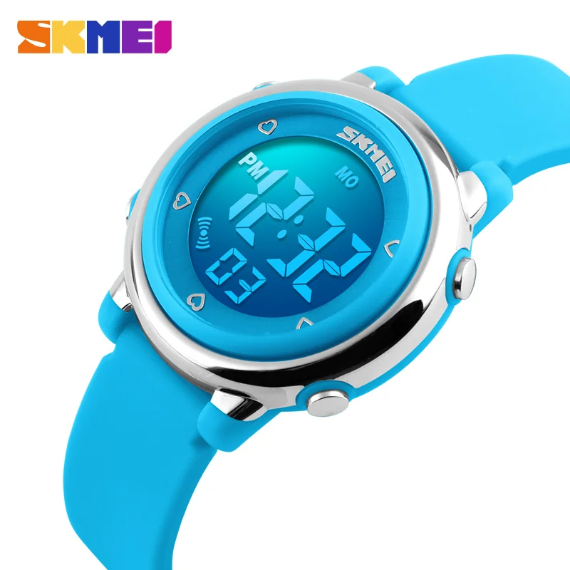 SKMEI Children LED Digital Watch Relogio Feminino Sports Watches Kids Cartoon Jelly Relojes Mujer Waterproof Wristwatches