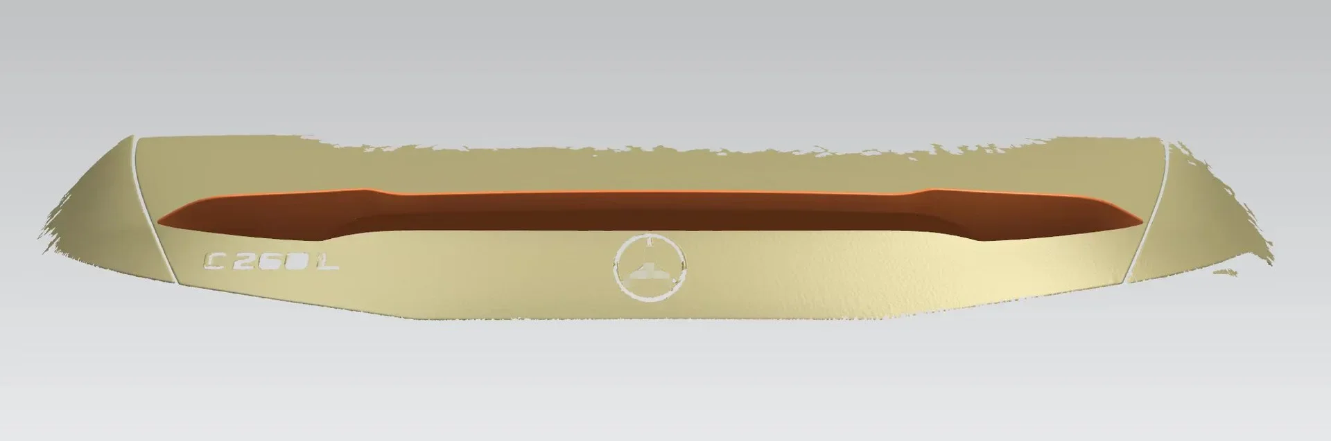 Подходит для 2022-2024 C-класса W206 C63S клейкая лента с ABS материалом