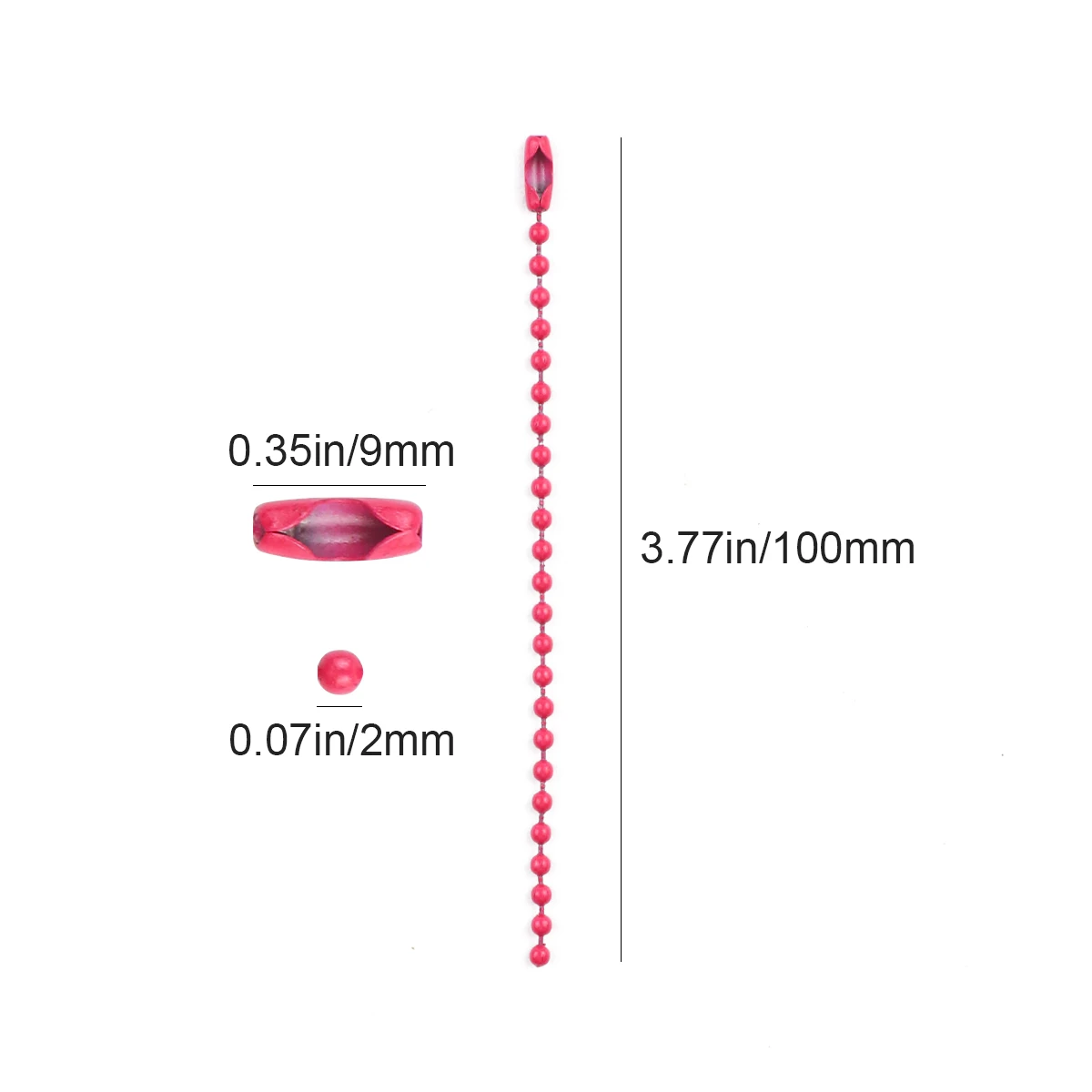 80 шт. серебряная цепочка из бисера с набором коробок для ювелирных изделий