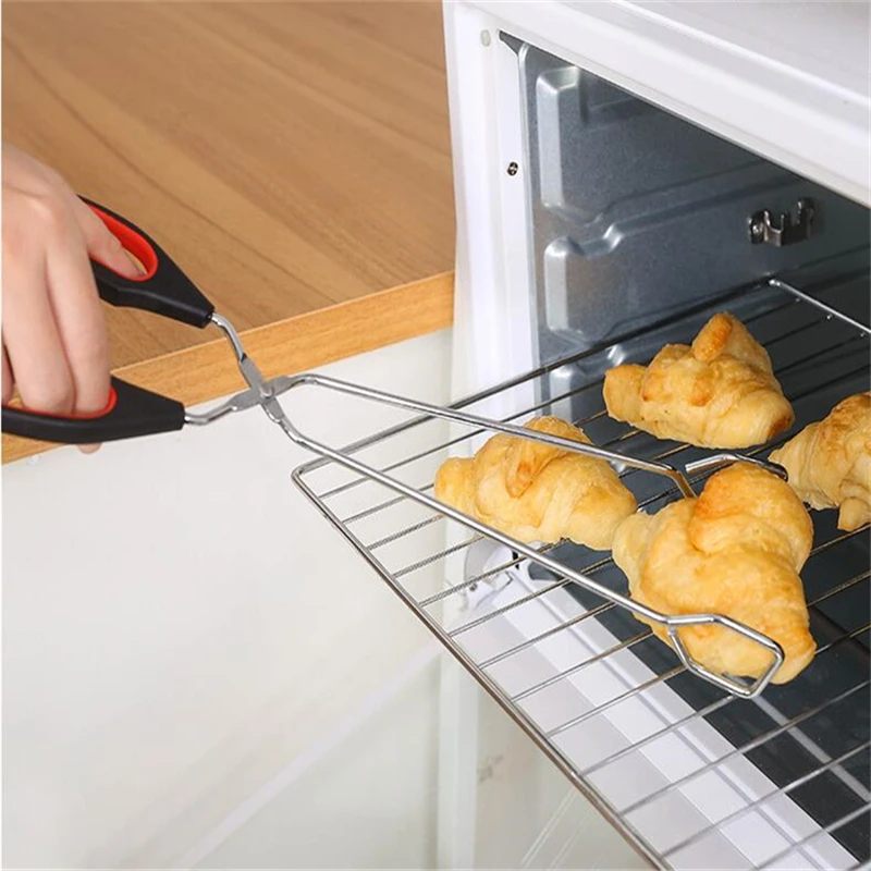 

Инструменты для барбекю, ножницы для барбекю, щипцы, щипцы для жарки еды, длинная ручка, ножницы для барбекю, хлеба, зажим, кухонные щипцы для ...