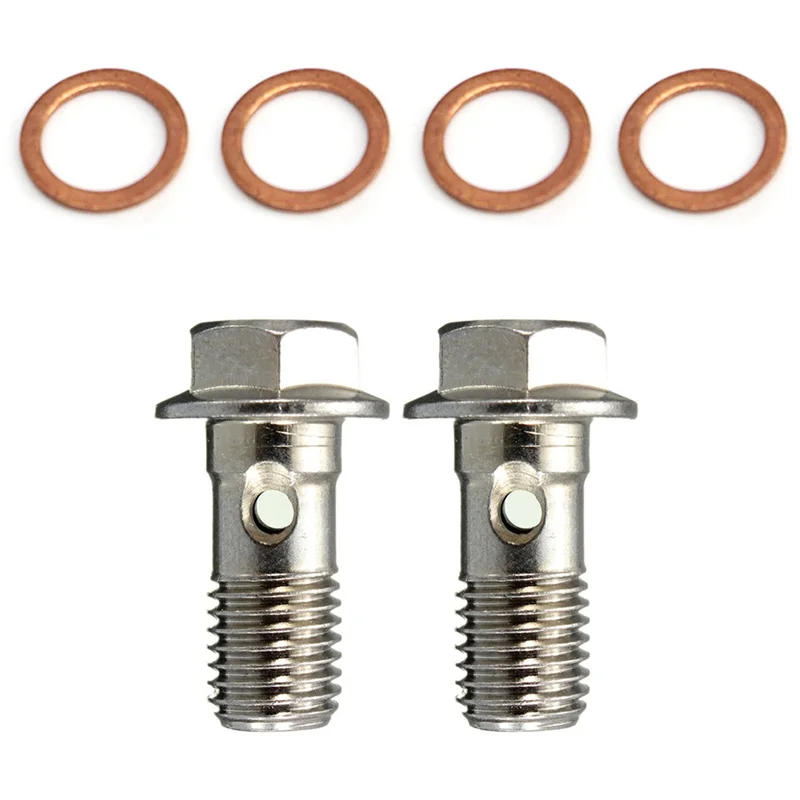 Винт тормозной шланг из нержавеющей стали для мотоцикла M10 x 1 25