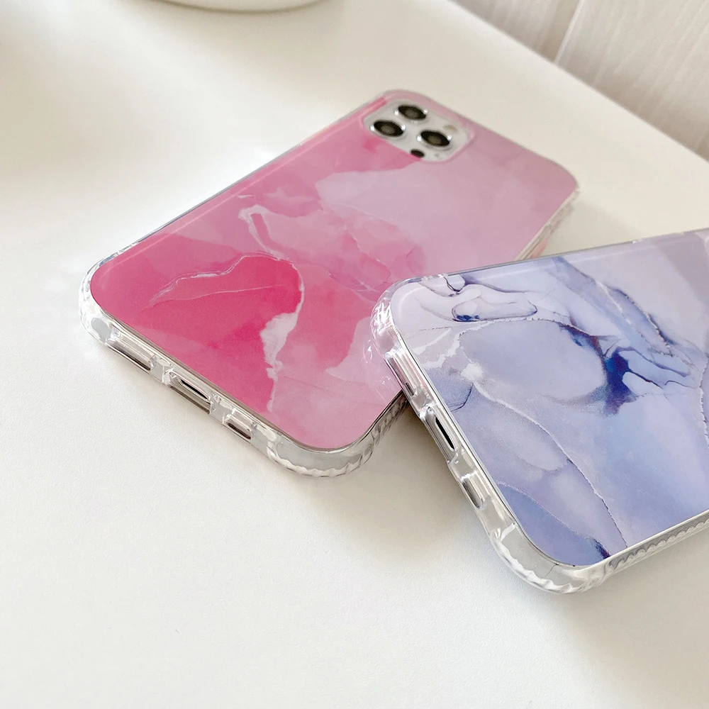 Чехол для телефона с мраморным рисунком IPhone 11 12 13 Pro Max роскошные чехлы из ТПУ X XR XS 7