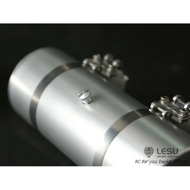 Металлический масляный бак LESU 110 мм для 1/14 RC Tamiyaya Global Liner игрушки с дистанционным