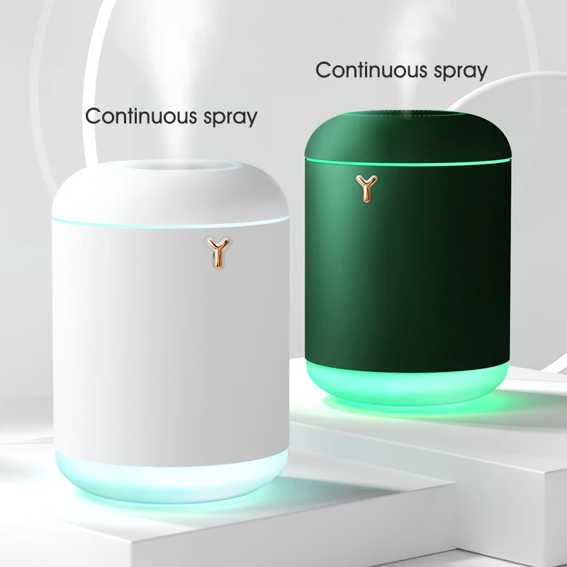 

1000ML White Mini Air Humidifer Aroma Essential Oil Diffuser with Romantic Lamp USB Mist Maker Aromatherapy Humidifiers for Home