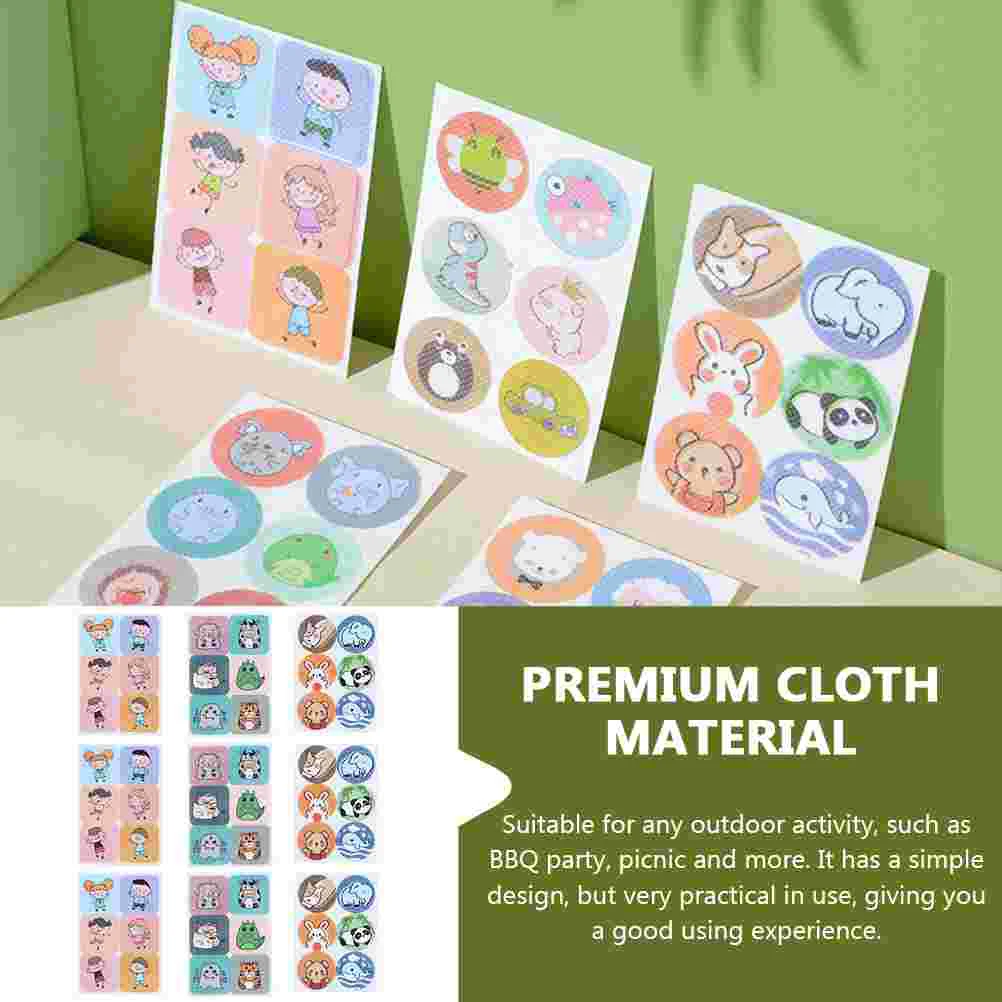 216 шт. наклейки от комаров защита насекомых противомоскитные с героями